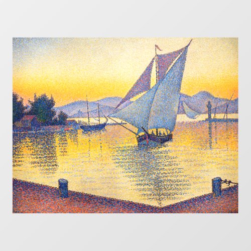 Paul Signac _ The Port at Sunset Opus 236 Wall Decal