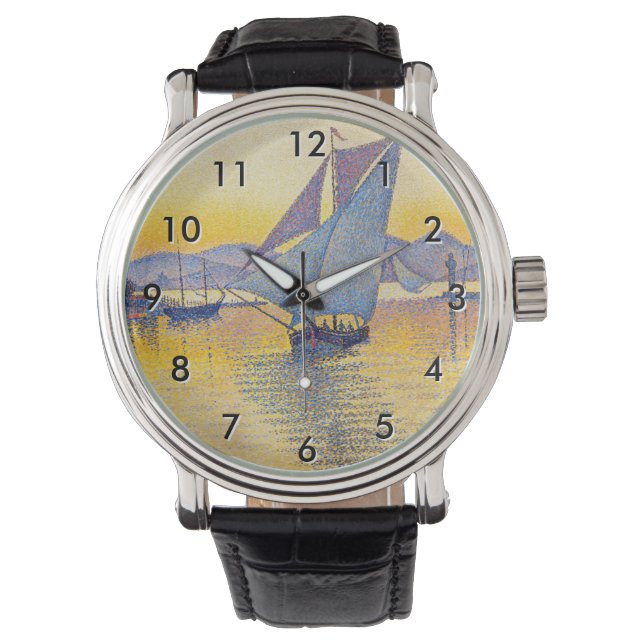 Paul Signac - The Port at Sunset, Opus 236 Watch (Front)