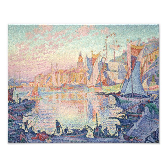 Paul Signac - The Port of Saint-Tropez Photo Print (Front)