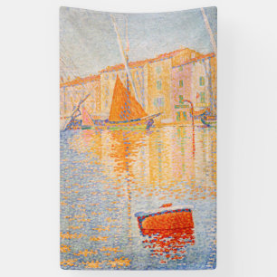 Paul Signac - The Red Buoy, Saint-Tropez Banner