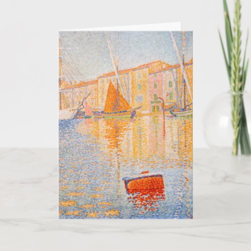 Paul Signac _ The Red Buoy Saint_Tropez Card