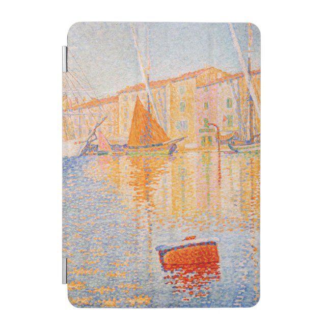 Paul Signac - The Red Buoy, Saint-Tropez iPad Mini Cover (Front)