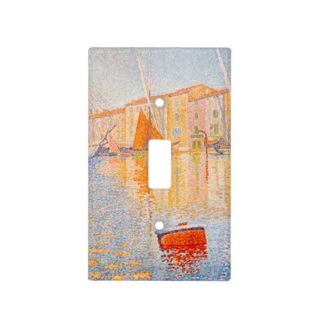 Paul Signac - The Red Buoy, Saint-Tropez Light Switch Cover (Front)
