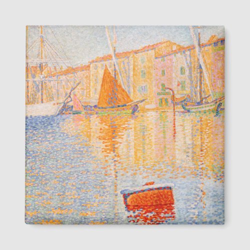 Paul Signac _ The Red Buoy Saint_Tropez Magnet