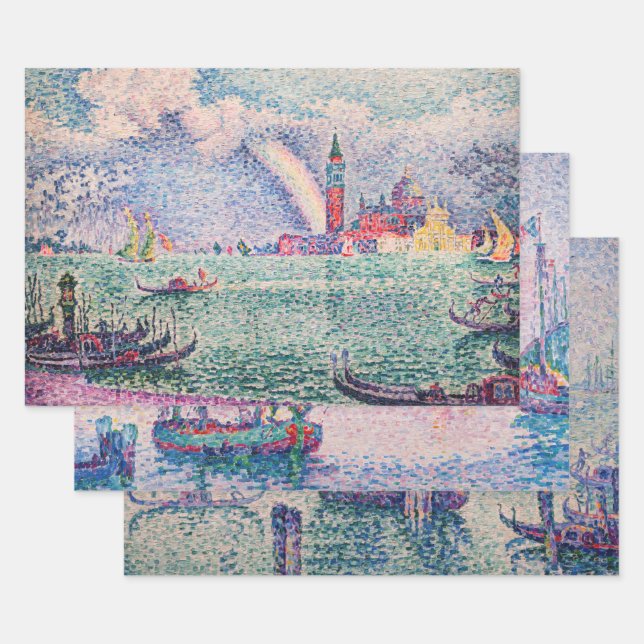 Paul Signac - Venice Masterpieces Selection Wrapping Paper Sheets (Set)