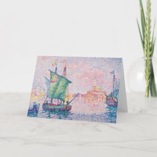 Paul Signac _ Venice The Pink Cloud Card