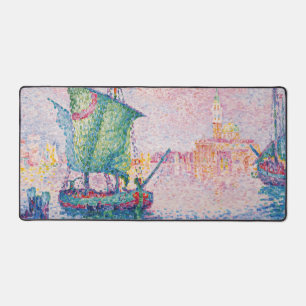 Paul Signac - Venice, The Pink Cloud Desk Mat