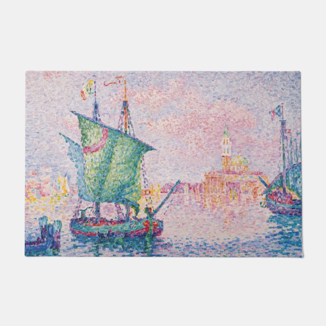 Paul Signac - Venice, The Pink Cloud Doormat (Front)