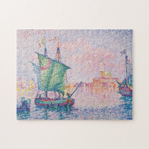 Paul Signac _ Venice The Pink Cloud Jigsaw Puzzle