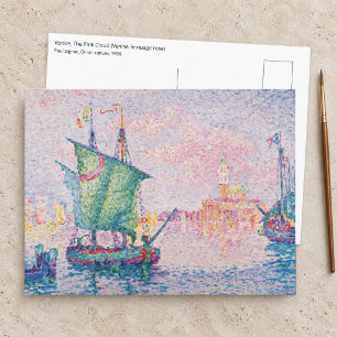 Paul Signac - Venice, The Pink Cloud Postcard