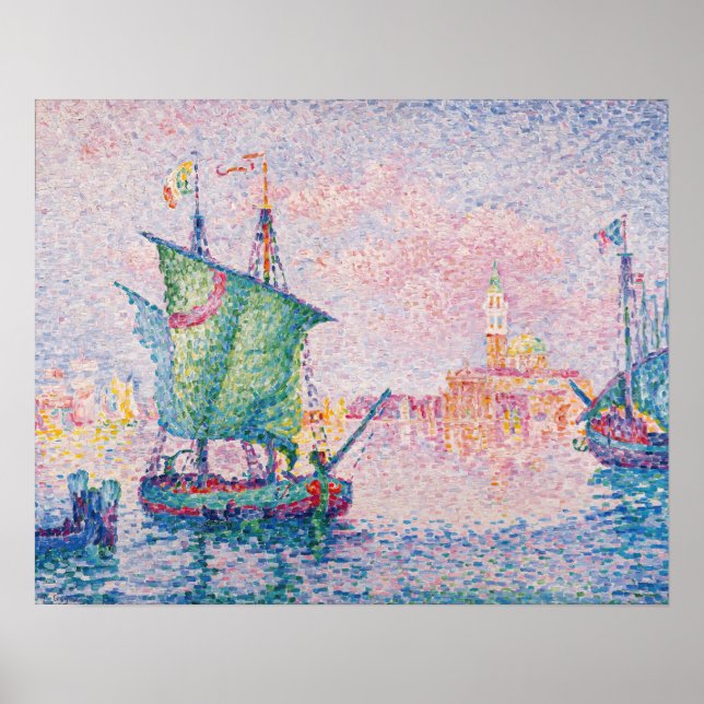 Paul Signac - Venice, The Pink Cloud Poster (Front)