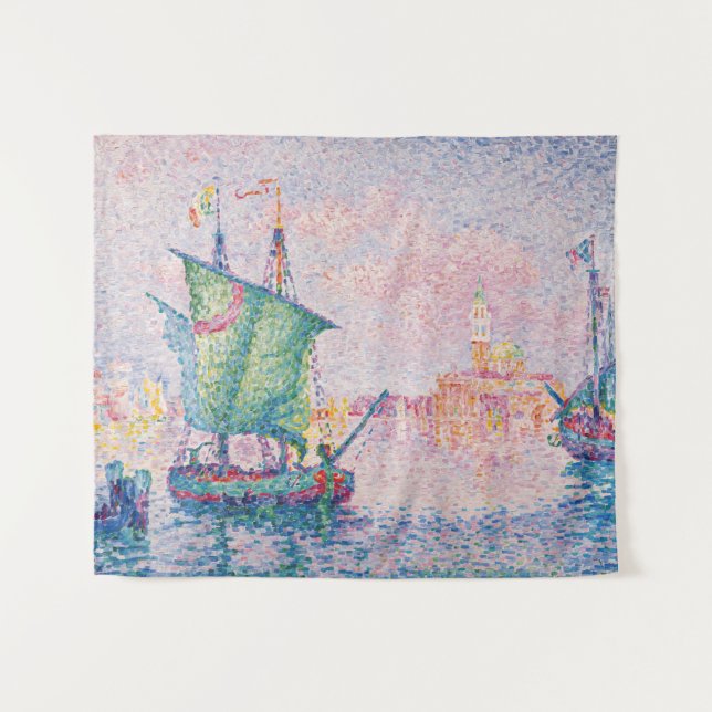 Paul Signac - Venice, The Pink Cloud Tapestry (Front (Horizontal))