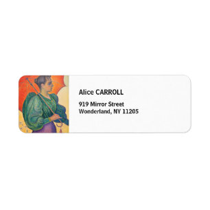 Paul Signac - Woman with a Parasol Label