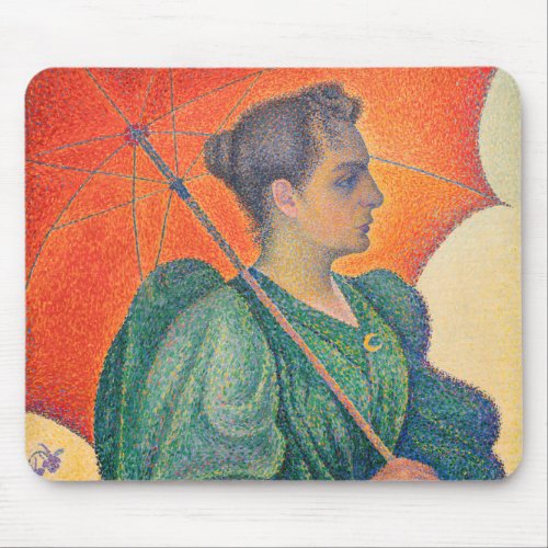Paul Signac _ Woman with a Parasol Mouse Pad