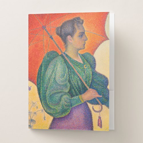 Paul Signac _ Woman with a Parasol Pocket Folder