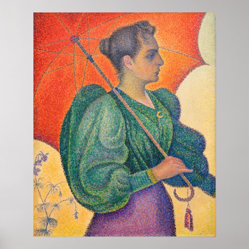 Paul Signac _ Woman with a Parasol Poster