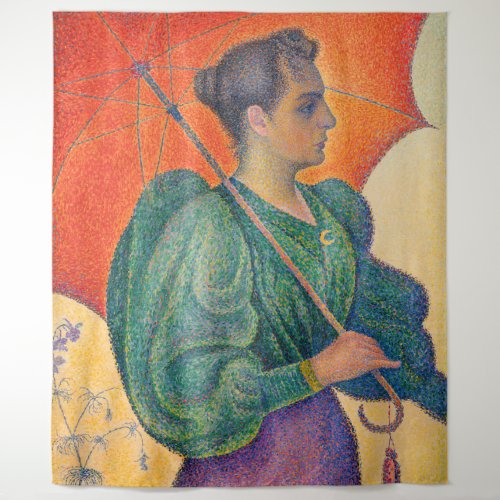 Paul Signac _ Woman with a Parasol Tapestry