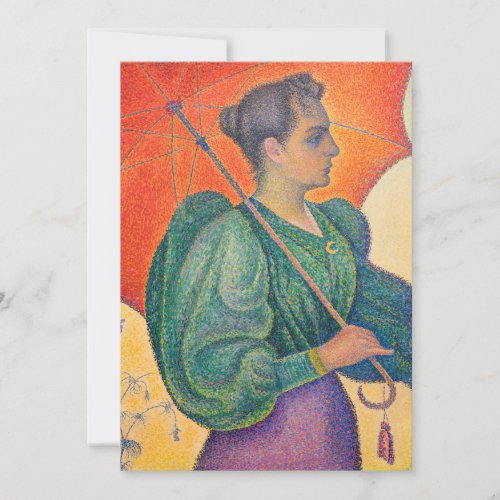 Paul Signac _ Woman with a Parasol Thank You Card