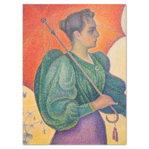Paul Signac _ Woman with a Parasol Tissue Paper