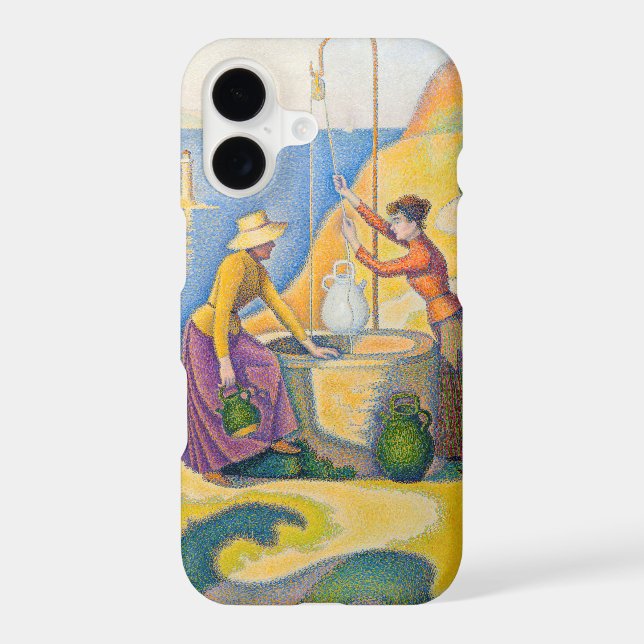 Paul Signac - Women at the Well Case-Mate iPhone Case (Back)