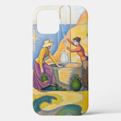 Paul Signac _ Women at the Well iPhone 12 Case