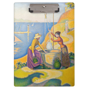 Paul Signac - Women at the Well Clipboard