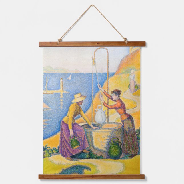 Paul Signac - Women at the Well Hanging Tapestry (Front)