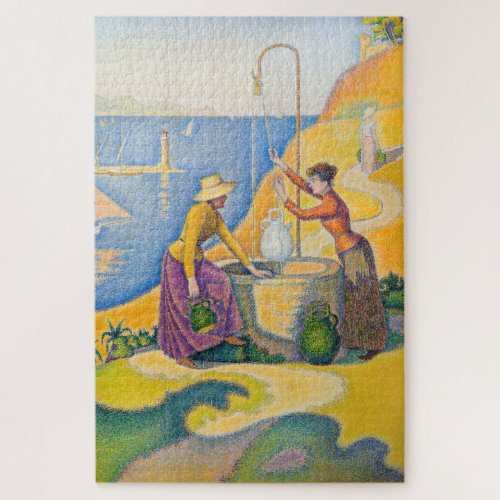 Paul Signac _ Women at the Well Jigsaw Puzzle