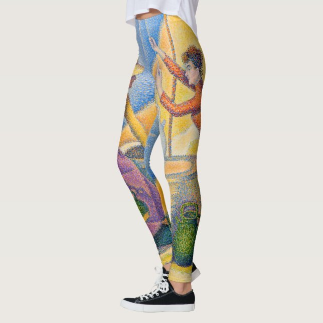 Paul Signac - Women at the Well Leggings (Left)