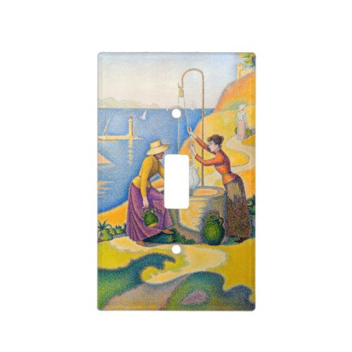 Paul Signac _ Women at the Well Light Switch Cover
