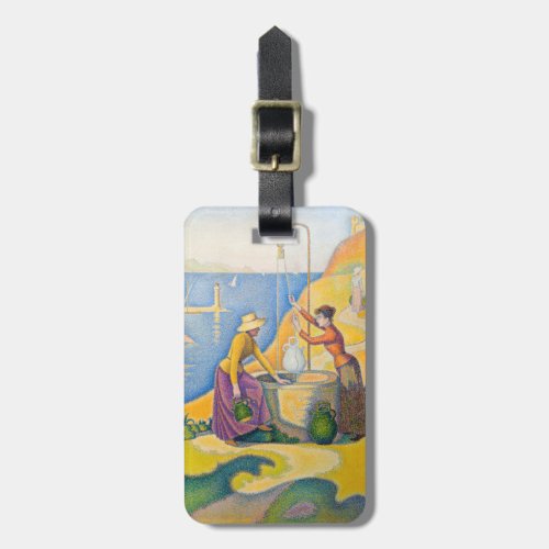 Paul Signac _ Women at the Well Luggage Tag