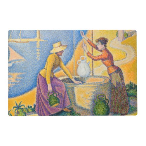 Paul Signac _ Women at the Well Placemat