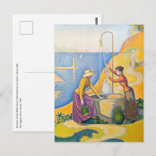 Paul Signac - Women at the Well Postcard