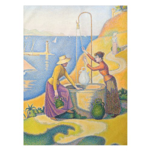 Paul Signac _ Women at the Well Tablecloth