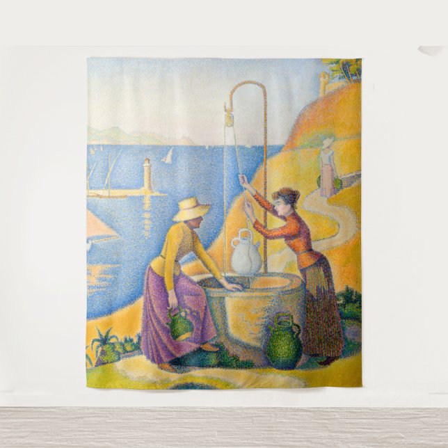 Paul Signac - Women at the Well Tapestry (Front)