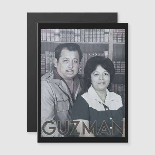 PAUL Sr. & MARGARET GUZMAN Magnet (Front/Back)