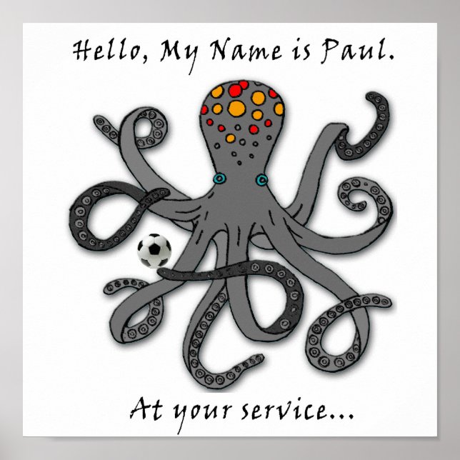 Paul the soccer octopus poster (Front)