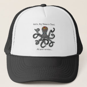 Paul the soccer octopus trucker hat