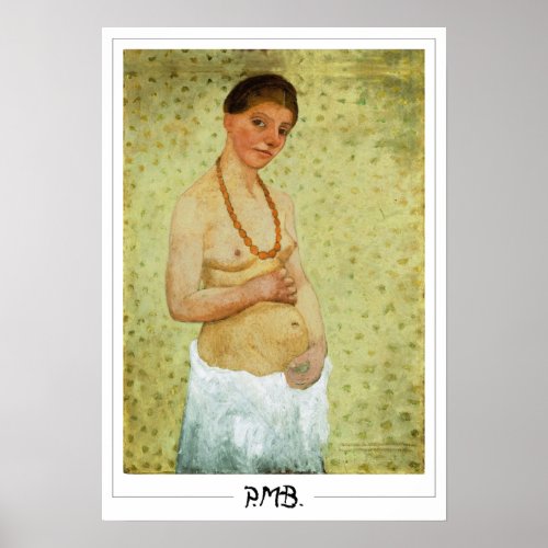 Paula Modersohn_Becker Zedign Art Poster 1