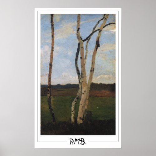 Paula Modersohn_Becker Zedign Art Poster 113