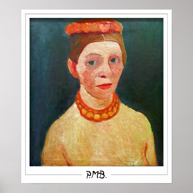 Paula Modersohn-Becker Zedign Art Poster #134 (Front)