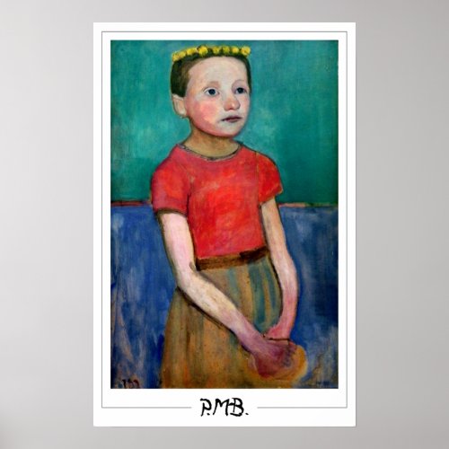 Paula Modersohn_Becker Zedign Art Poster 176