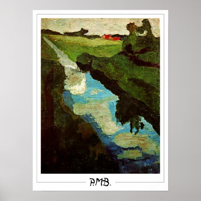 Paula Modersohn-Becker Zedign Art Poster #180 (Front)
