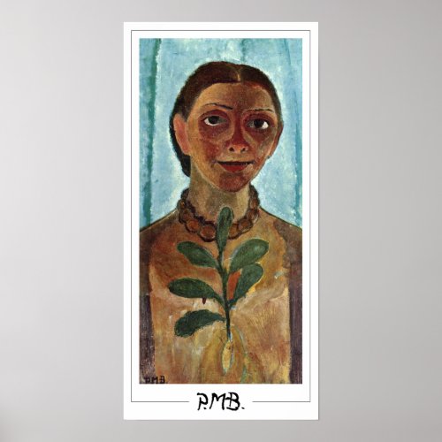 Paula Modersohn_Becker Zedign Art Poster 192