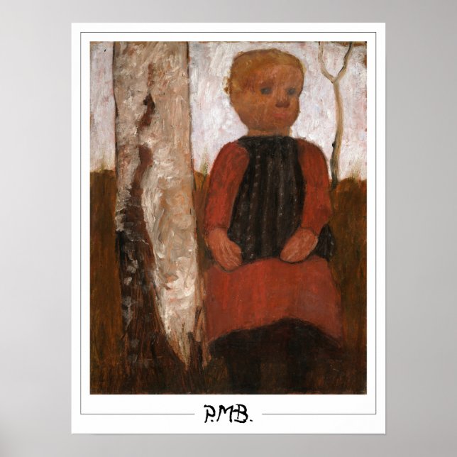 Paula Modersohn-Becker Zedign Art Poster #7 (Front)