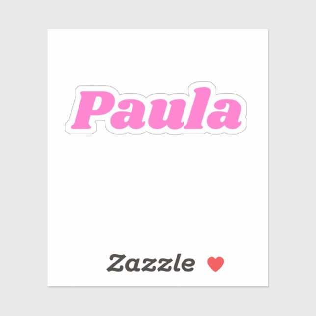 Paula Sticker (Sheet)