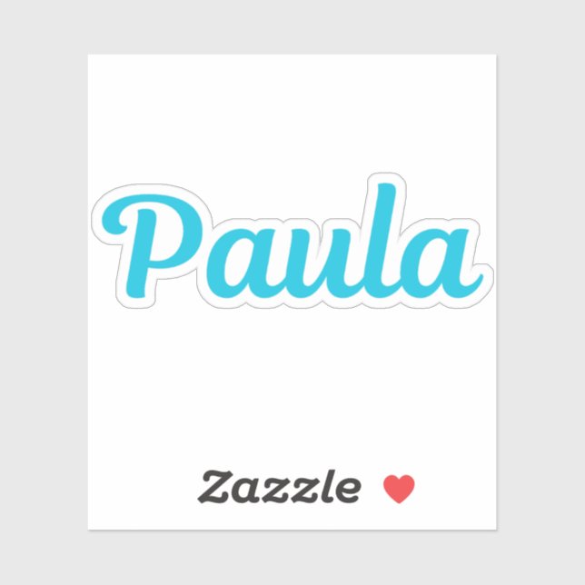 Paula Sticker (Sheet)