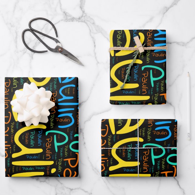 Paulin Wrapping Paper Sheets (Front)