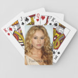 Paulina Rubio Classic Playing Cards at Zazzle