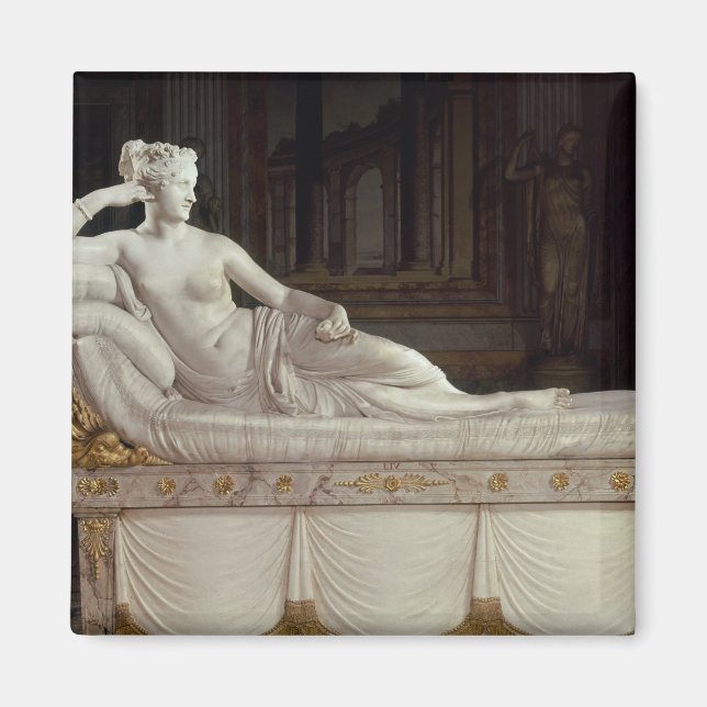 Pauline Bonaparte  as Venus Triumphant, c.1805-08 Magnet (Front)